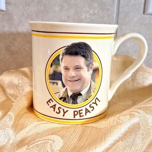 Loungefly Stranger Things Netflix Yellow Coffee Cup Sean Astin on Front